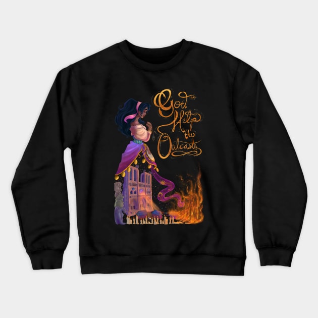 God Help The Outcasts... Crewneck Sweatshirt by Wingedwarrior